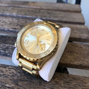Nixon 42-20 The Tide Gold Watch